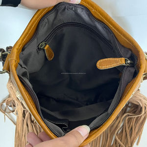 2025 New Woman's Hand Tooled Leather Handbag Top Quality Luxury Famous Brands Genuine Cowhide Leather Designer Purses for Ladies - Product Image 6