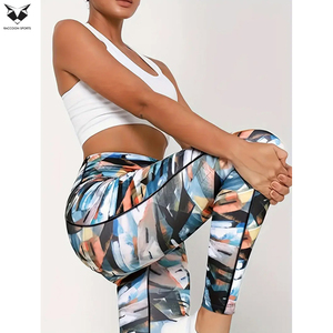 Leggings deportivos de compresión ajustados para mujer, ropa de entrenamiento sin costuras, leggings de cintura alta para gimnasio y fitness para damas - Product Image 3