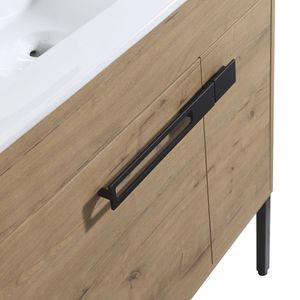 36 Inch Freestanding <b>Bathroom</b> <b>Vanity</b> Optional Floating Design 36*18 00336IMO 1(KD Packing) Excluding - Product Image 4