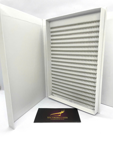 OEM/ODM Eyelash Extension Supplies XL XXL Trays Mega Volume Handmade Vegan Lash Extension Trays PBT Matte Russian Volume Lashes - Product Image 3