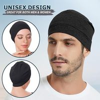 Gorro deportivo transpirable para motociclismo, poliéster y spandex, gorro para entrenamiento, gorro deportivo con logo personalizado.