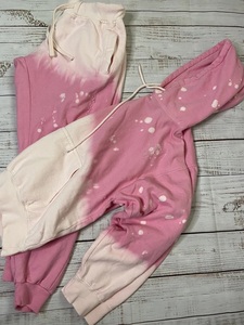 Survêtement décontracté 2 pièces pour femme, imprimé, coupe oversize, en molleton doux, style streetwear, effet délavé pour l'hiver - Product Image 4
