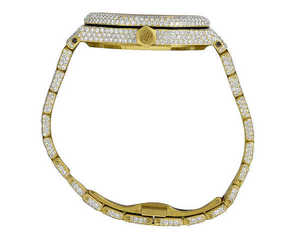 Reloj de Lujo BOJ A.P.3 para Hombre, Esfera Dorada, Movimiento Automático, Caja de Acero Estándar, Cristal de Moissanita, Precio Bajo - Product Image 5