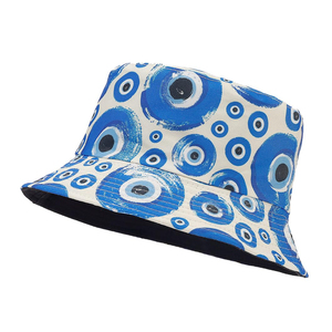 Custom Embroidery Panel Bucket Hat <b>Caps</b> OEM Blank Headwear Supply White Label Manufacturing Bucket Hat <b>Caps</b> <b>Plain</b> Cotton Hats - Product Image 4
