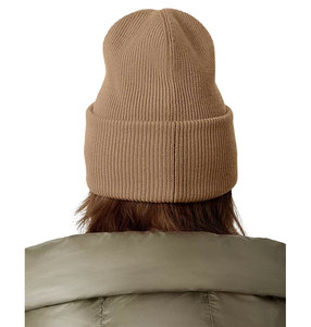 Premium Outdoor Unisex Winter Beanie Hat Solid Color Knitted Winter Casual Style 100% Acrylic Thick Warm Knitted Beanie Cap - Product Image 2