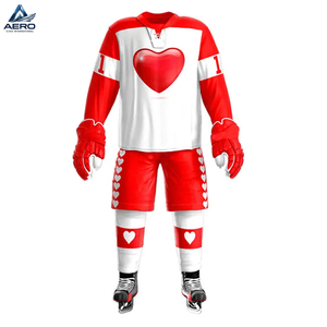 Conjunto de Jersey y Pantalones Cortos Sublimados Personalizados, en Color Rojo y Blanco, Servicio OEM ODM, Cómodos, Nueva Llegada, para Deportes de Equipo - Product Image 4