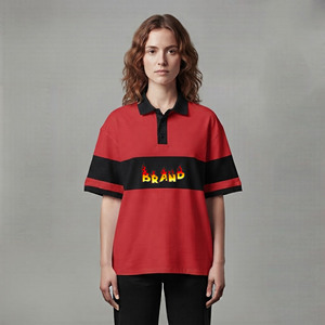 Camiseta de Mujer al por Mayor 100% Algodón, Estilo Hip Hop Moderno, Tela Piqué de 300 Gramos, Ecológica, Transpirable y Cómoda para Verano - Product Image 4