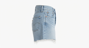 Shorts en jean taille haute 100 % coton, ourlet brut, décontractés, pour femme, séchage rapide, streetwear d'été - Product Image 2