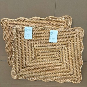 Aesthetics Handcrafted <b>Table</b> Mat for <b>Dining</b> Decor Eco Friendly Boho Home Decor Handmade Rattan Placemat - Product Image 4
