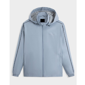 Veste de pluie imperméable coupe-vent légère pour homme avec logo personnalisé pour la randonnée, les voyages et le camping - Product Image 3