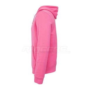 Sweat à capuche pour homme en molleton rose fuchsia, doublure polaire, cordon de serrage assorti, poche kangourou, décontracté, hiver - Product Image 4