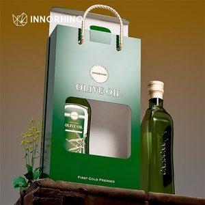 INNORHINO Dispensador de aceite de oliva vacío Botellas de vidrio para juegos de regalo de aceite de oliva - Product Image 3