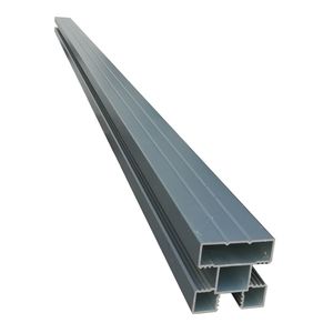 Profilé en alliage d'aluminium CNW moderne à montage en surface, série 1000, avec fente LED, forme plate, pour décorations et services de découpe - Product Image 2
