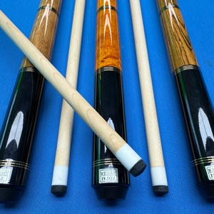 Premium Quality Handmade Pool Cues with Radial Joint Ebony Butt Sleeve High Quality Customizable Directly From China Factory - Product Image 1