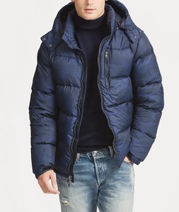 Veste matelassée coupe-vent écologique de haute qualité pour homme, taille plus, veste d'hiver à capuche en toile imperméable, service OEM - Product Image 4