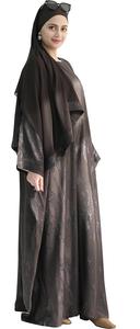 Abaya Kimono de Luxe pour Femme Musulmane, Style Dubaï, Broderie Fantaisie, Respirante, Idéale pour l'Aïd, Vente en Gros - Product Image 2
