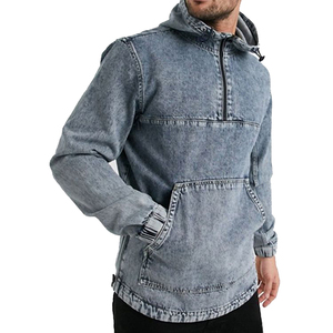 Chaqueta de Mezclilla para Hombre, Fabricantes Profesionales, Chaqueta de Mezclilla con Botones y Manga Larga - Product Image 1