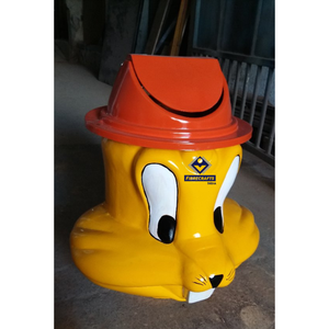 2026 Premium Quality Induction Type Round Shaped Fiberglass Dustbin Stocked Best Price Outdoor Waste <b>Bins</b> <b>Lid</b> Indian Exporter - Product Image 4