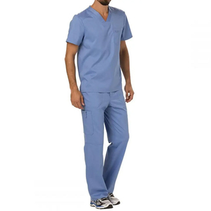 Nuevos Uniformes Médicos de Alta Calidad 2026, Blusa de Manga Corta, Pantalones Jogger, Traje Médico de Secado Rápido, Diseño Personalizado para Hombres de Hospital - Product Image 3