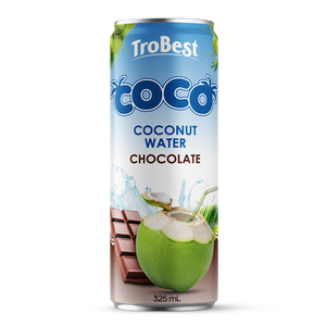 <b>Chocolate</b> Coconut Drink 320ml Can OEM ODM Private Label Beverage - Product Image 1