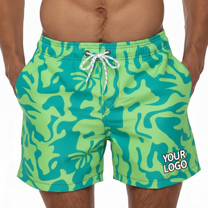 Shorts de Playa para Hombre y Mujer, con Logotipo Personalizado, Transpirables, de Secado Rápido, Ecológicos, Antiarrugas, de Poliéster/Algodón - Product Image 4