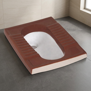 Vistaar Designer Two Tone Orissa Squatting <b>Pan</b> WC Toilet Commode Special Export For Africa Middle East Markets - Product Image 4