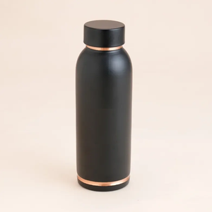Premium Black-to-Yellow Ombre <b>Copper</b> Water <b>Bottle</b> Two-Tone Gradient <b>Copper</b> <b>Drinking</b> <b>Bottle</b> for Wellness - Product Image 6