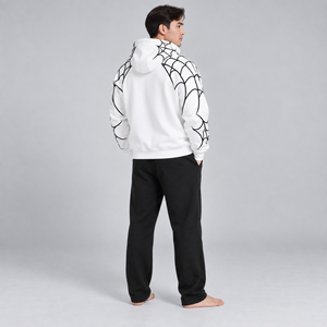 Sudadera con capucha personalizada estilo streetwear con diseño de araña para hombre, con tela suave, gráficos elegantes, diseños personalizados, ajuste cómodo y calidad premium. - Product Image 4