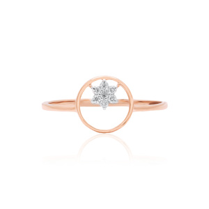 Magnifique diamant naturel de 0,07 carat, taille brillant rond, couleur H-I, clarté VS-SI, bijou minimaliste raffiné, cadeau pour elle - Product Image 2