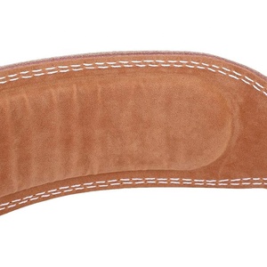 Venta al por mayor personalizado 5mm cuero de vaca PU equipo de gimnasio-4 pulgadas de ancho acolchado de espuma cinturón de levantamiento de pesas accesorios de Fitness - Product Image 4