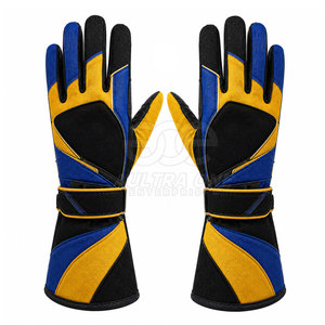 Gants de course automobile professionnels pour l'hiver - Conception imperméable à doigts complets pour les activités sur circuit avec performance antidérapante - Product Image 4