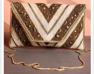 Elegante Bolso Bandolera Bordado a Mano con Cuentas, Bolso de Moda Premium para Mujer con Correa Ajustable - Product Image 4