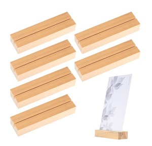 Wholesale Supplier Table Decorative Office Home Hotel Desk Top Wood And Card Holder Table Ware Wood Box For Good Sale - Product Image 1