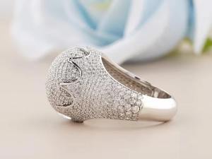 Luxury Iced Out Diamond <b>Men</b>’s <b>Ring</b> Full Pavé Statement Jewelry - Product Image 2