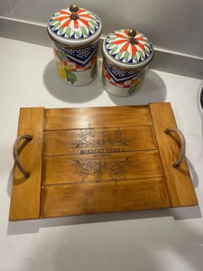 Bandeja de Madera Grabada con Láser y Diseño Impreso, Bandeja de Madera Detallada con Diseño Impreso para Regalos Corporativos Premium, Suministro al por Mayor de Platos para Servir - Product Image 4