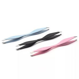 Pinzas de Precisión de Doble Punta Lavables Profesionales de Alta Calidad, Herramienta Ligera de Acero Inoxidable de Lujo para Cejas - Product Image 5