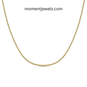 Collier Chaîne Tennis en Argent 925 Plaqué Or, Zircon Tendance, Minimaliste, Réglable, Bijou pour Femme et Homme, Idéal pour le Quotidien et les Cadeaux - Product Image 1