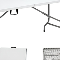 Table de camping pliable moderne, légère et durable, table de pique-nique portable avec poignée de transport, pour événements en plein air