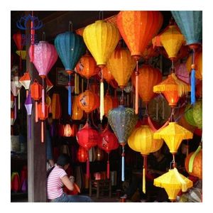 Lámpara Colgante de Seda de Estilo Tradicional, MÁS VENDIDA, para Decoración de Festivales e Iluminación Ambiental 2026 - Product Image 5