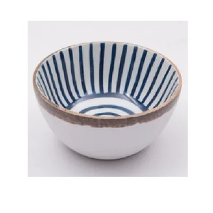 Bol de service tendance pour la cuisine, avec impression émaillée, bols en bois pour la restauration, service de salades, pâtes et soupes - Product Image 5