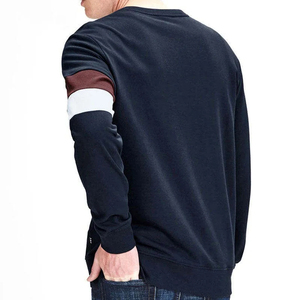 เสื้อสเวตเชิ้ตคอกลมผ้าฝ้าย 100% สำหรับผู้ชาย สวมใส่ได้ทุกวัน ผ้าฟลีซเนื้อนุ่ม ทรงโอเวอร์ไซส์ สไตล์ลำลอง สตรีทแวร์ ทรงปกติ มีซับใน - Product Image 3