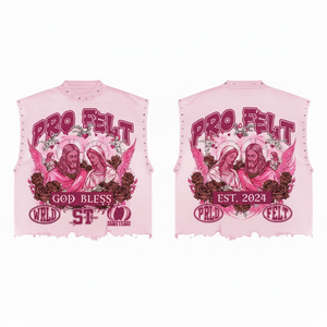 2026 New Latest Design Sleeveless Vest Shirts Streetwear Solid Color Hip Hop Fleece Fabric OEM ODM Premium T-shirt Men - Product Image 5