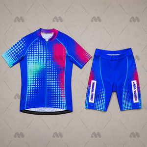 Conjunto de Jersey y Culotte de Ciclismo Unisex Personalizado, Transpirable, con Estampado por Transferencia de Calor, Uniforme Deportivo para Equipo - Product Image 6