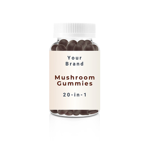 Experto en la Venta de Suplementos Nutricionales para el Cerebro y la Digestión, Gomitas Veganas de Hongos con Etiqueta Privada 20 en 1 para Adultos - Product Image 1
