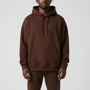 Sweat à capuche surdimensionné en coton 100% écologique, personnalisé, de haute qualité, délavé à l'acide, effet vieilli, patchwork, épaules tombantes - Product Image 5