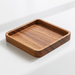 New Modern Design Luxury Polished Handmade Wood Serving Tray for Home and Hotel Use at Wholesale Price From Indian Manufacturer - Product Image 1