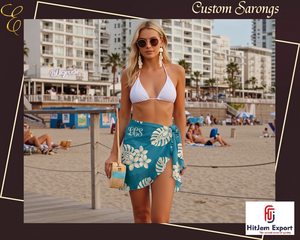 Pareo Hawaiano Personalizado con Estampado Polinesio, Servicio de Fabricación Textil OEM ODM para Ropa de Playa y Resorts Tropicales - Product Image 3