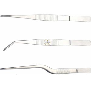 Ensemble de pinces à épiler pour petits travaux de jardinage et outils multi-usages de cuisine. 3 pièces de 6,15 pouces, 6,3 pouces, 6,5 pouces - Product Image 1