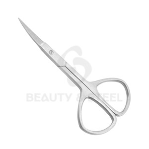 Professional Curved Cuticle Scissors with Needle-Sharp Tips and <b>Sandblasted</b> Matte Finish for Precision Care - Product Image 4