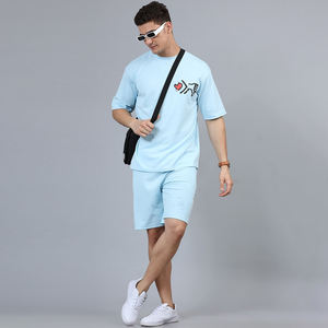 Conjuntos de Verano con Diseño y Colores Personalizados, 100% Algodón Premium, Línea de Ropa Masculina, Ropa Deportiva, Estilo Casual, Conjuntos de Camisetas para Hombre, Pakistán - Product Image 3